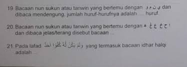 Aug 08, 2020 · kumpulan soal btq jumat 27 mei 2016. Bantu Jawab Dong Soal Ukk Btq Kelas 4 Sd Brainly Co Id