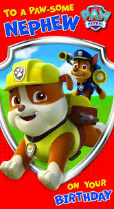 Paw Patrol Nephew Birthday Card Buy Online In Qatar At Desertcart You have so many friends on the social networks that you don't have time to create personal compliments? desertcart