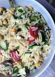 Summer Orzo Pasta Salad Recipe Orzo Pasta Salad Delicious Salads Eat Salad