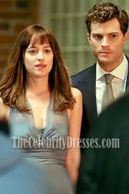 Check spelling or type a new query. Anastasia Steele S Dunkelgrau Tiefe V Ausschnitt Bodenlange Funfzig Schattierungen Von Grau Graduierung Kleid Thecelebritydresses