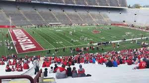 camp randall stadium section w home of wisconsin badgers