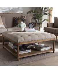 I suppose i'd prefer a square ottoman over rectangle, but not sure how to determine size as a starting point.or if a square would even work. Uncover Savings For Living Room Furniture Ottoman Table Ottoman Coffee Table Coffee Table