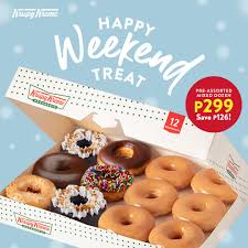 In case you weren't convinced that it's the most wonderful time of the year, krispy kreme is about to give you a good reason. Krispy Kreme Happy Weekend Treat Promo