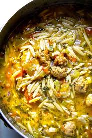 Italian Sausage Soup Instant Pot Or Stove The Kitchen Girl Recipe In 2020 Italian Sausage Soup Italian Soup Sausage Soup Recipes
