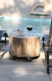 Tree Stump Table Look Into Plant Stand With Wheels To Place Stump In Treestump Coffeetable Stumptables Tree Stump Table Outdoor Wood Stump Table