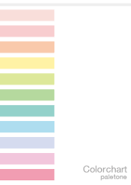 Color Chart Pale Tone Line Theme Line Store
