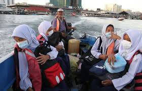 Check spelling or type a new query. Anak Anak Teruju Kembali Ke Sekolah Ada Naik Bot Kereta Api The News Malaysia