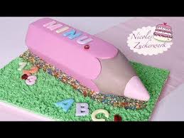 Einschulungstorte I Motivtorte Zum Schulanfang I Buntstift Torte Von Nicoles Zuckerwerk Youtube Einschulungstorte Torte Einschulung Kuchen Einschulung