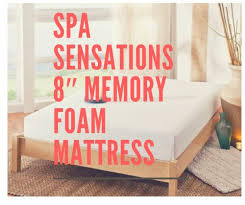 Spa Sensations 8 Memory Foam Mattress Mattress Review Center