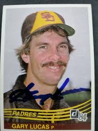 1984 Donruss SIGNED: Gary Lucas, PADRES #307