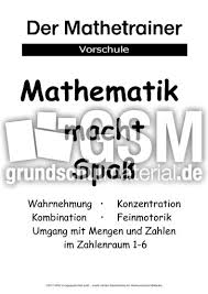 Multiplying by 1, 10, or 100. Mathetrainer Vorschule Zahlen 1 6 Die Zahlen Im Zr 10 Arbeitsblatter Mathe Klasse 1 Grundschulmaterial De