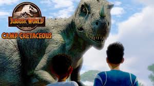 When isla nublar's dormant volcano begins roaring to life, owen (chris pratt) and claire (bryce dallas howard) mount a campaign to rescue jurassic world's ab. Season 2 Trailer Jurassic World Camp Cretaceous Netflix Youtube
