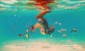 silence in the water water art art concept art