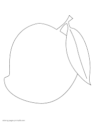 Let's share an interesting cotton tree fact with you. Mango Fruit Coloring Pages For Kids Coloring Pages Printable Com