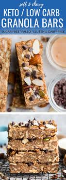 Keto Granola Bars Sugar Free Snacks Low Carb Granola Bars Low Carb Granola