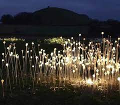 Artist Bruce Munro Creates Brilliant Fiber Optic Fields Of Light Outdoor Lighting Design Decorative Solar Lights Solar Lights Garden