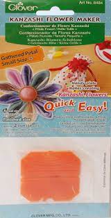 Clover Kanzashi Flower Maker 8484 Gathered Petal Small Size 2 Kanzashi Flowers Clover Needlecraft Kanzashi