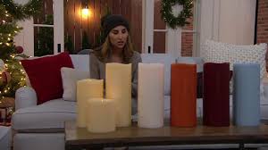How big is a luminara moving wick candle? Luminara Oversized Flameless Smooth Wax Candle On Qvc Youtube