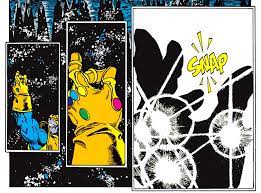 Thanos Snap Infinity War Infinity Gauntlet Comic Avengers Infinity War Infinity War