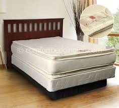 Comfort Bedding Coil Pillow Top Plush Double Sided Queen Mattress And Box The Classy Home