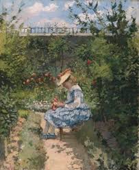 Camille Pissarro 1830 1903 Jeanne Au Jardin Pontoise Pintura De Jardin Arte Y Camille Pissarro