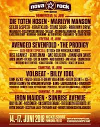 Moshpits, wall of death und co. Tageseinteilung C1 Und C2 Ausverkauft Nova Rock Festival