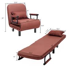 Costway Convertible Sofa Bed Folding Arm Chair Sleeper Leisure Recliner Walmart Com Walmart Com Argos home flip out stars chair bed.