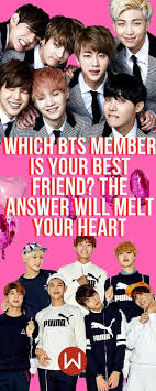 Kuis bts terbaru tebak kata iconic member bts. Which Bts Member Is Your Best Friend The Answer Will Melt Your Heart Personality Quizzes Buzzfeed Friend Quiz Best Friend Quiz