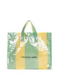 comme des garcons shirt picnic sheet pvc tote commedesgarconsshirt bags hand bags pvc tote cotton rajutan