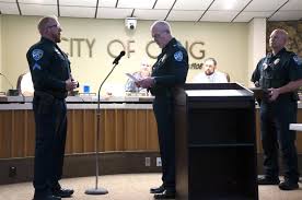 Craig Police Department welcomes new officer while honoring another for his  actions following an accidental shooting