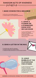 Easy Random Acts Of Kindness To Do With Kids Random Acts Of Kindness Kindness Challenge Kindness For Kids