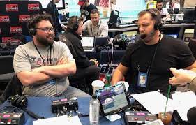 Rival houston sports talk radio hosts seth payne and josh innes (left) argue live on the air from super bowl's radio row on wednesday, jan. Radio Station Kicked Off Radio Row At Super Bowl Following Fight That Went Viral