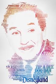  Walt Disney Typographic Poster Walt Disney Disney Fun Disney Facts