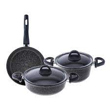 Apricot biogranit mega 3 parça tencere seti. Apricot Biogranit Mega 5 Parca Tencere Seti Karaca