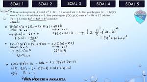 Px 2x 2 x 1. Pembahasan Soal Soal Polinomial Part 1 Youtube