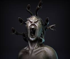 Medusa Bust 3d Model Medusa Gorgon Medusa Mythological Creatures
