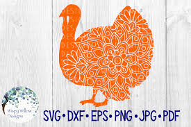 Download Thanksgiving Turkey Mandala Graphic By Wispywillowdesigns Creative Fabrica PSD Mockup Templates