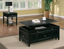 Lift top coffee table, yofe end table with hidden storage and open shelf, modern coffee table, rectangle tea table for living room, wood coffee table furniture, 43.3l x 18w x 18.5h, walnut, y3011. Bogatte I Lift Top Black Coffee Table Monstermarketplace Com Coffee Table Black Coffee Tables Coffee Table With Storage