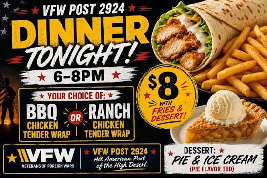 VFW Post 2924 "Joshua Palms" Hesperia | Hesperia CA