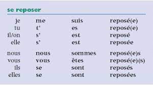 Reflexive pronouns french passé composé. Daily Routine This Pin Shows You How To Form Reflexive Verbs In The Past Tense It Is In A Simple Format To Help Y Reflexive Verbs French Grammar Learn French