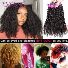 Then you should consider investing in 100 percent brazilian hair extensions. Kinky Curly Virgin Brazilian Hair Weave 4a 4b Unprocessed Human Hair Bundles Natural Color Hair And Braids