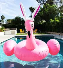 If you like summer then put a ring on it with the flamingo luxe pool ring. Giant Flamingo Float