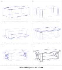 I have a vintage art moderne glass, leather, and brass with a great patina coffee table in my lr that was $25 at goodwill. How To Draw A Coffee Table Printable Drawing Sheet By Drawingtutorials101 Com Drawing Furniture Interior Design Sketches Interior Design Drawings