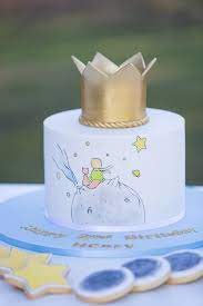 Little Prince Cake From The Little Prince Birthday Party On Kara S Party Ideas Karaspartyideas Com 1 Prince Cake Prince Birthday Party Cookie Birthday Party