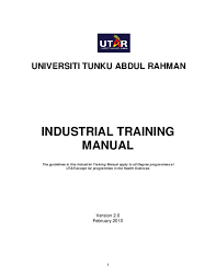 This system is most often used in north america, though institutions in europe, asia, and australia may also employ similar measures. Pdf Industrial Training Manual Tina Tina Academia Edu