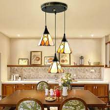 Cluster Glass Pendant Lamp Stained