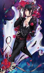 Anime Black Butler Sebastian Demon Form Pin On Black Butler