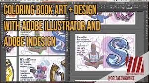 I hope this tutorial helps you create a 1960s children's book illustration! Coloring Book Design With Adobe Illustrator And Adobe Indesign Youtube