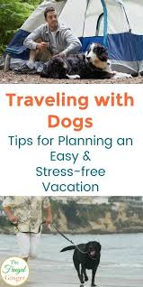 Traveling With Dogs Tips For Planning An Easy And Stress Free Vacation Dog Travel Pet Travel Dog Friendly Vacation