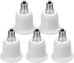 Jackyled 5 Pack E12 To E26 E27 Adapter Chandelier Light Socket E12 To Medium Socket E26 E27 Converter Bulb Base Adapter Converter Amazon Com